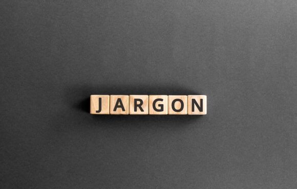 Jargon,-,Word,From,Wooden,Blocks,With,Letters,,Special,Words